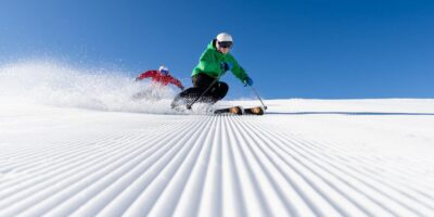 Skiing Fresh Corduroy